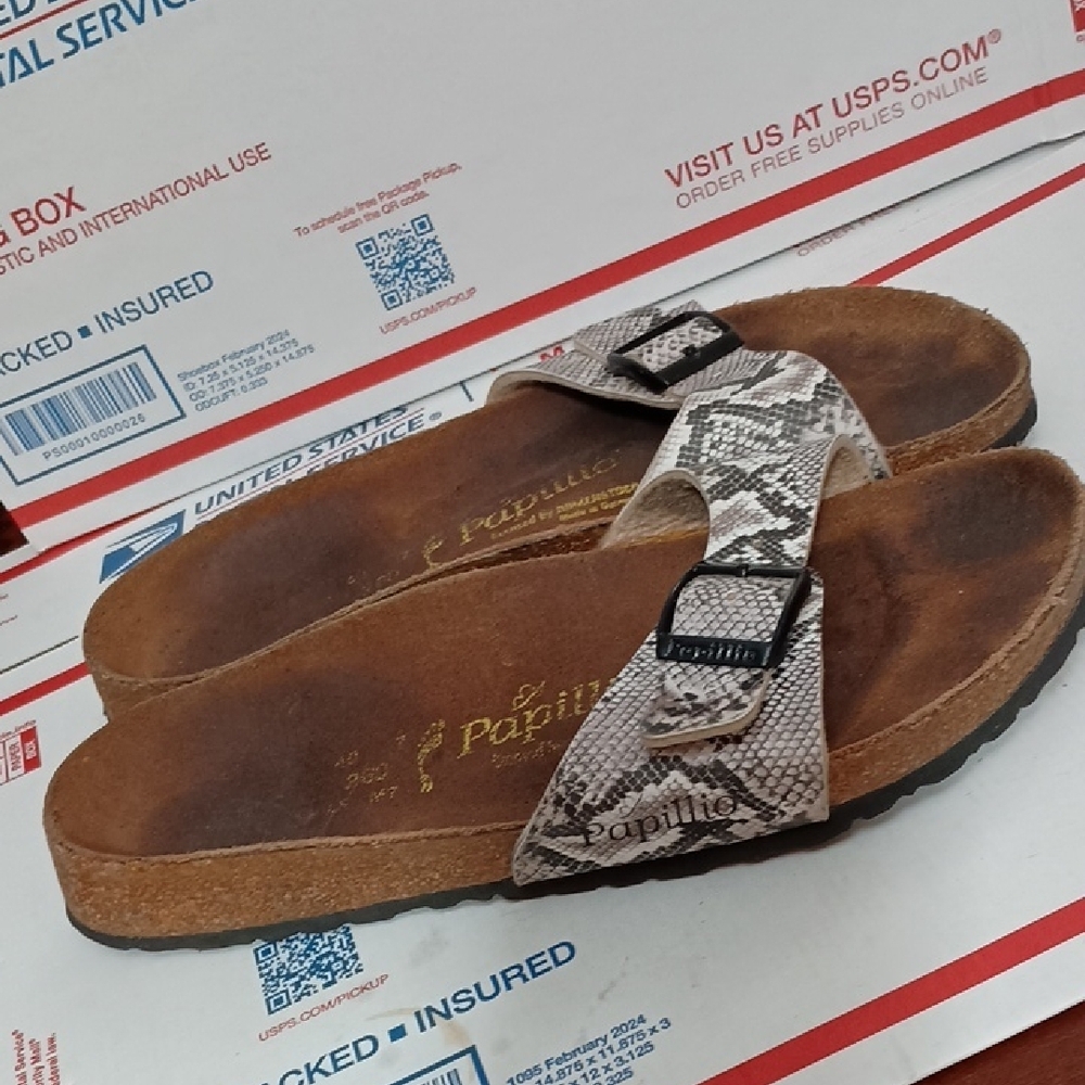 Papillio Snakeskin Sandals